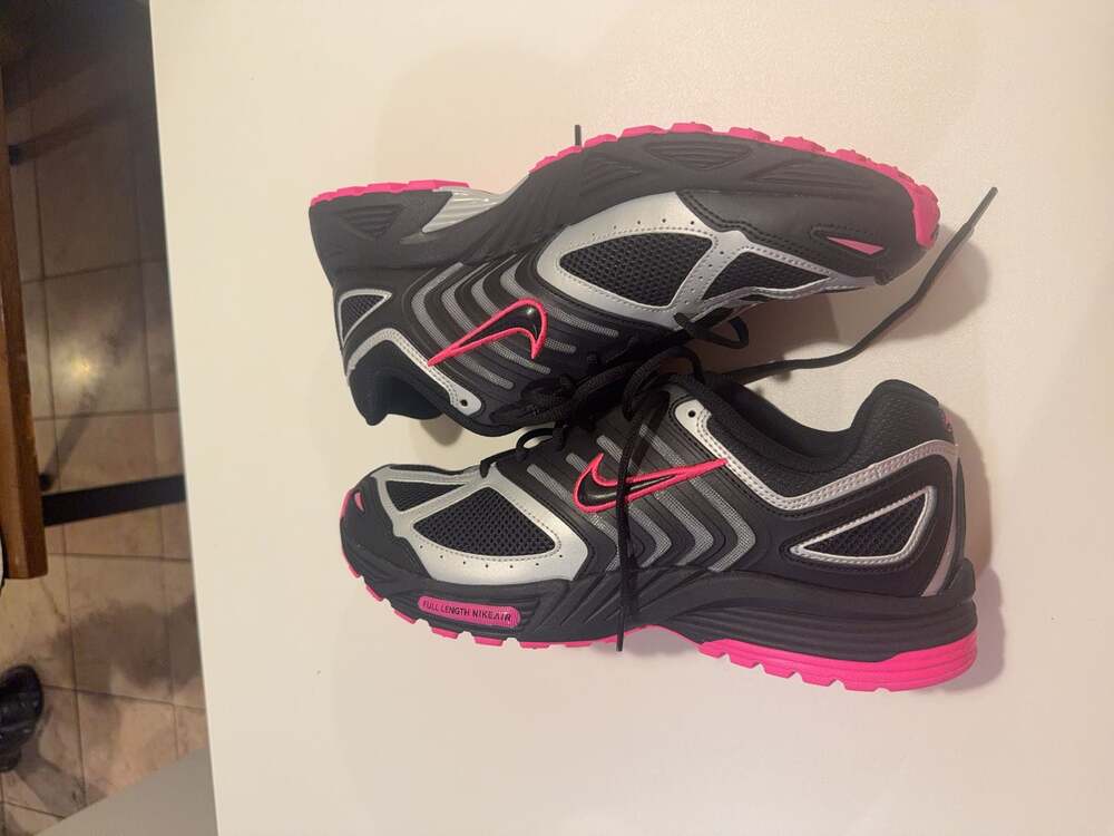 Nike Air Pegasus 2K5 Black Pink Running Shoes Size 13 - Picture 3 of 4